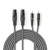 Laidas 2xXLR - 2RCA (L-K) 1.5m Nedis